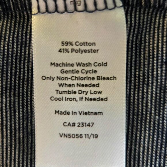 Talbots 3/4 Sleeve Blue Tee Shirt Size S - Picture 4 of 7